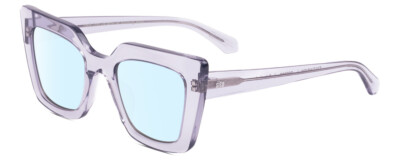 SITO SHADES CULT VISION Cateye Blue Light Glasses in Cosmic Purple Crystal 51 mm