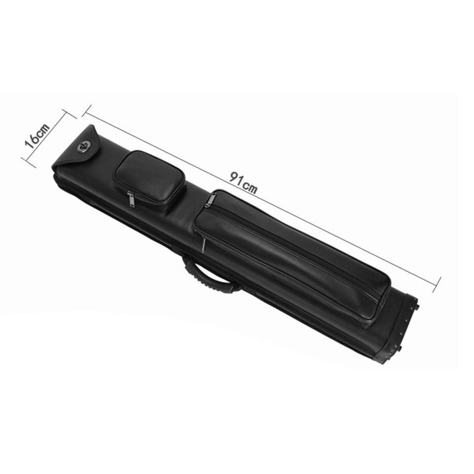 Hard 3x5 Pool Cue Case Carrying Bag Pool Cue Protector 3 Butts 5 Shafts