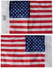 6"x9" 6x9 USA Nylon Boat Motorcycle Car Double Sided Flag Banner Sleeve