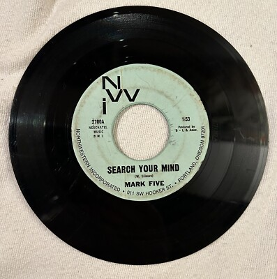 #ad #ad Rare Mark Five Search Your Mind Determination 45 RPM Garage Rock NWI 1967 $175.00