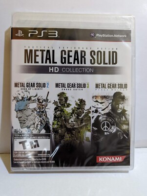 METAL GEAR SOLID HD COLLECTION PS3 New Sealed UK Sony PlayStation 3 US Version