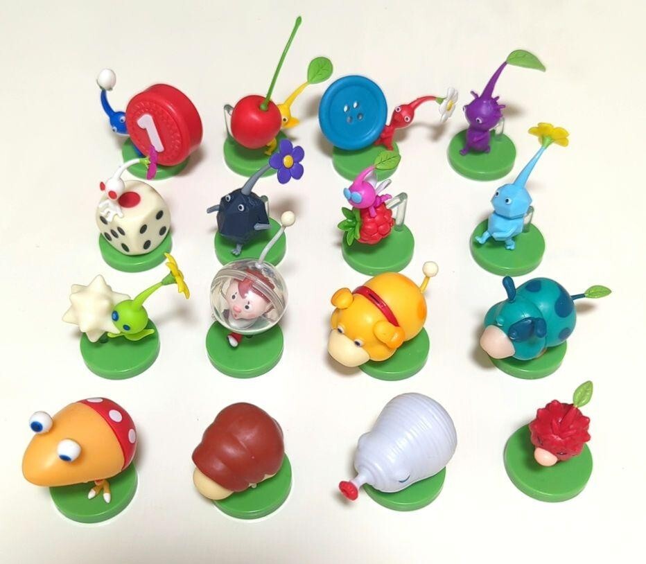 Furuta Pikmin Choco Egg Figure Complete Set of 16 | eBay