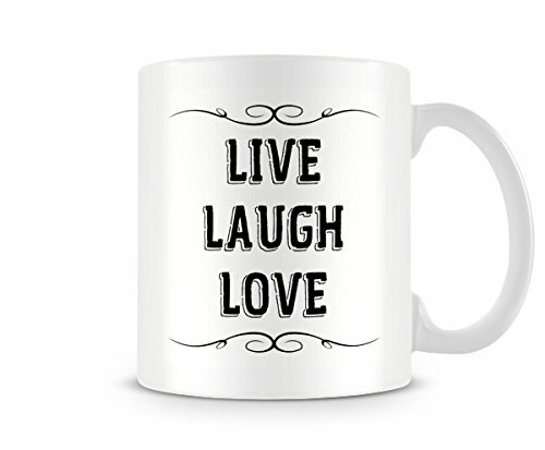 Live Laugh Love Funny Mug by Behind The Glass