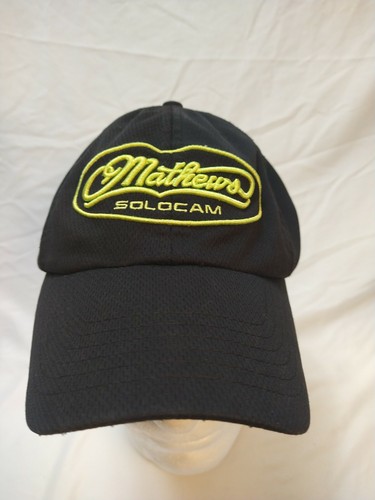 Mathews Solocam Hat Cap Black \u0026 Neon Sz 
