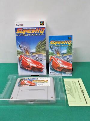 SNES -- SUPER CRIMINAL CHASER -- Super famicom, Japan  13714