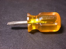 kleiner alter Hazet Isolit Schraubendreher CHROM VANADIUM 834-2 / Stubby