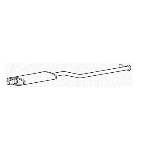 Klarius CN558W Auspuff Mittelbox FüR Xsara Picasso 2.0 03-06-image