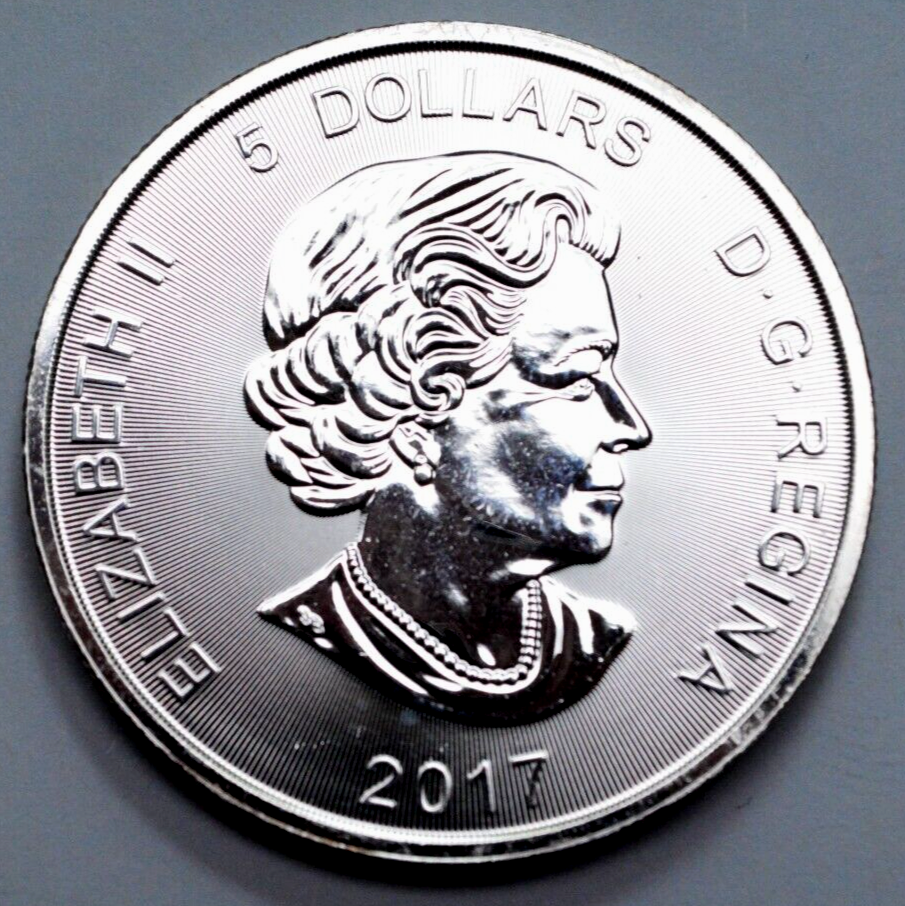 2017 $5 CANADA 1 OZ 9999SILVER Lynx Wildlife Predator Series COIN