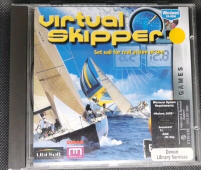 Virtual Skipper Skipper Original Classic PC CD-Rom Spiel Segelsimulator sehr guter Zustand