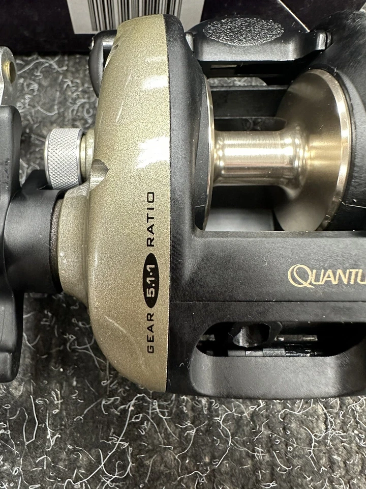 Quantum EX500C reel 5 ball bearings 5.1-1 gear ratio continuous antireverse - Image 3 of 4