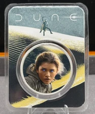 DUNE 2 Blue Eyes Chani 1 oz Silver Round (Colorized w/ TEP) BU