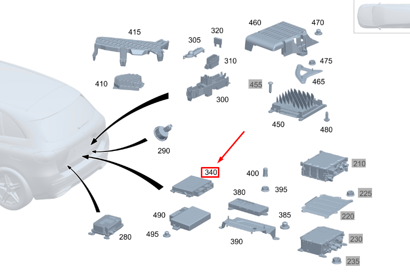 MERCEDES-BENZ GLA H247 AMG Vehicle Dynamics Control Unit  