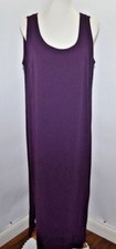 VTG Jessica Howard Purple Jacket Dress Solid Textured Evening USA Made Womens 16