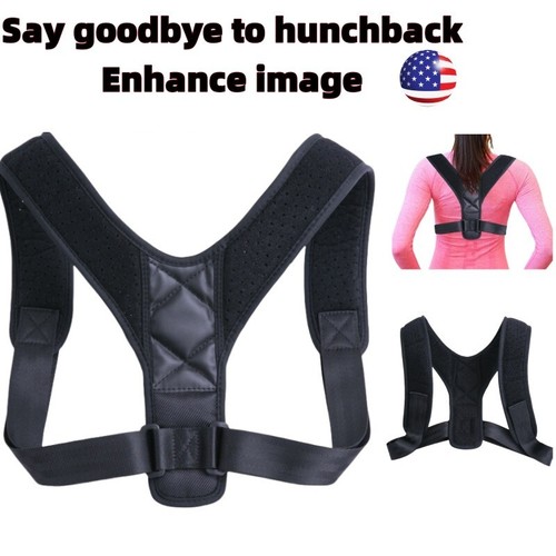 Posture Corrector Adjustable Back Brace Shoulder Support Clavicle Belt Men Women