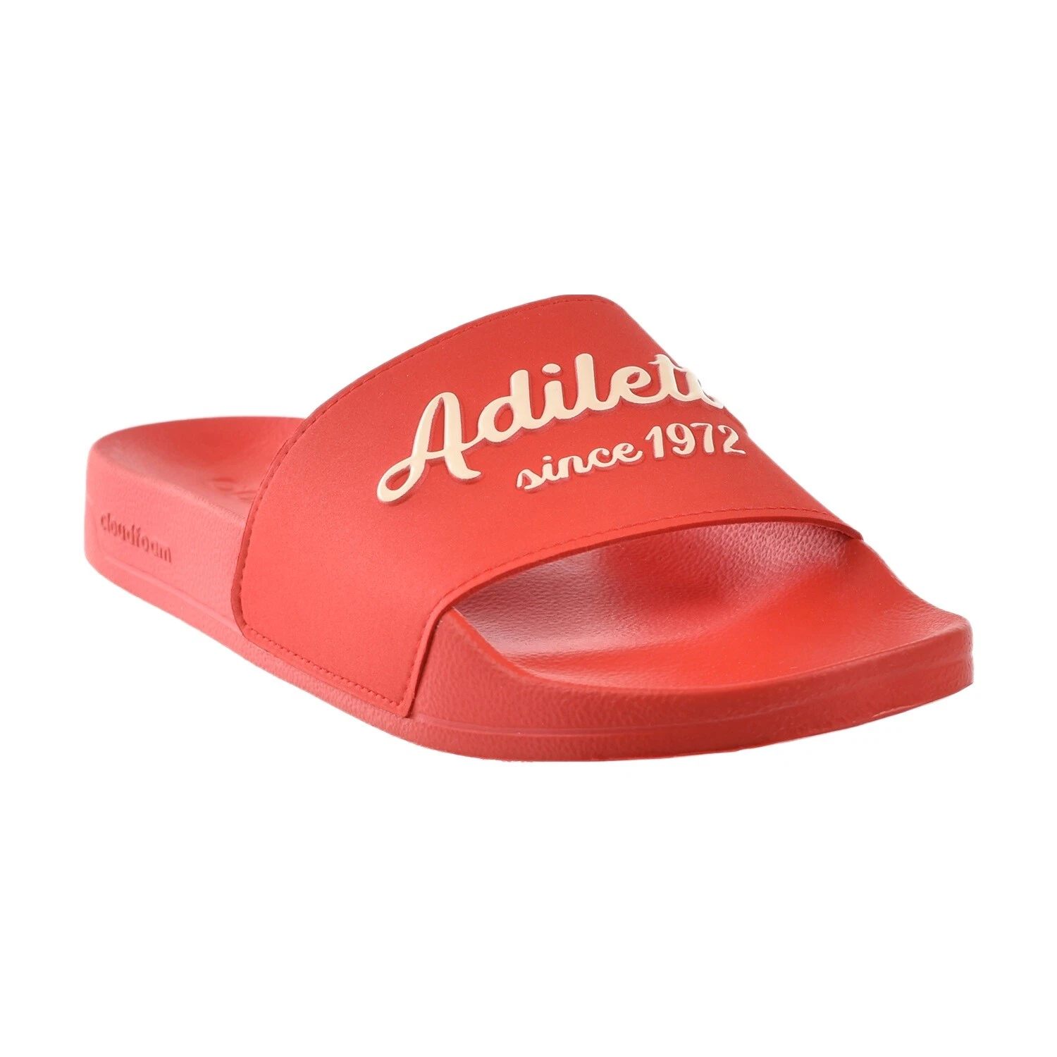 Adidas Adilette Doccia Scivoli Uomo Rosso Vivace Wonder Bianco GW8751