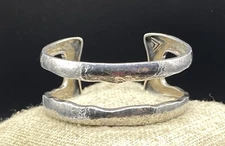 SILPADA-Sterling Silver Hammered 'Modernista' Split Cuff Bracelet B2440