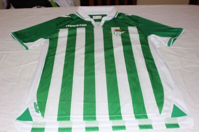 T-Shirt Offizielle Real Betis Marke Macron Größe M Nr 3 La Casta Für Gordillo