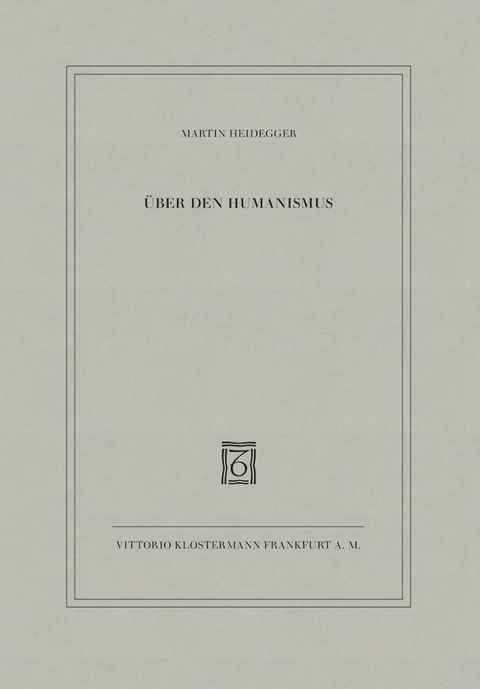 Thumbnail - Über Den Humanismus Martin Heidegger