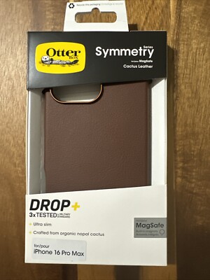 OtterBox Symmetry Cactus Leather MagSafe Case for iPhone 16 Pro Max 77-96335