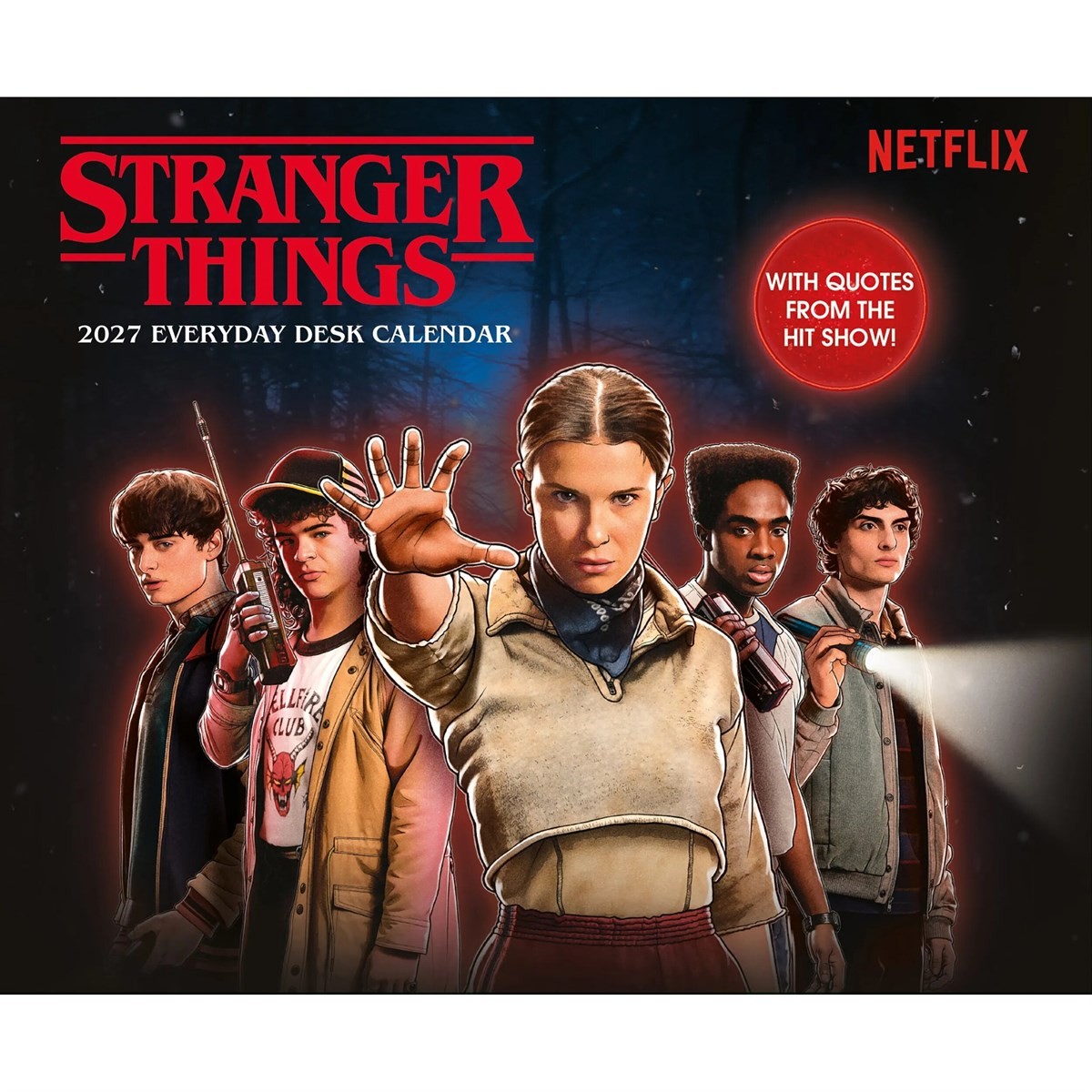 Stranger Things Desk Calendar 2027, Desk Calendars, Day To View, Gift - Image 2