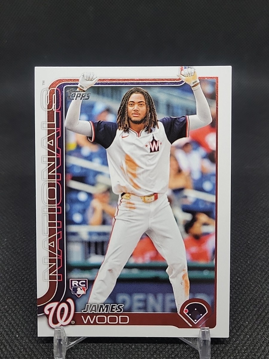 2025 Topps Series 1 JAMES WOOD “Image Variation” #CC-17 NATIONALS 