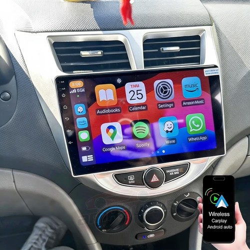 9" 4+64G Car Stereo Radio Carplay GPS Android For Hyundai Accent 2012-2017 WIFI