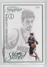 2012-13 Panini Signatures Rookies Green 3/5 Alexey Shved #119 0s3