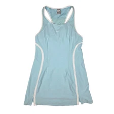 Nike Court Slam Sky Blue Dri-FIT Tennis Performance Dress Women's Size Large