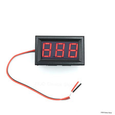 Led 12v 24v Digital Display Voltmeter Car Motorcycle Voltage Gauge Panel Meter