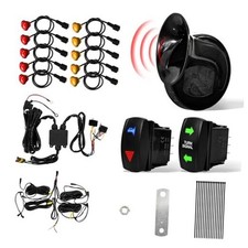Universal UTV Turn Signal Kit with 110dB Horn Pre-Wired ATV Street Legal Kit