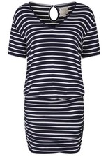 Mountain Warehouse Maldives Size 20 Dress Navy White Stripe Double Layer UV Pro