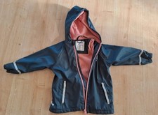Kinder gefütterte Regenjacke Marineblau Gr. 98/104 Lupilu