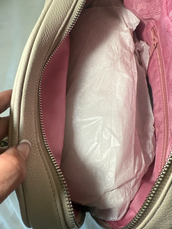 Bolsa satchel My Flat In London corretora cúpula off white nova - Imagem 2 de 4