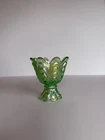 Fenton Glass Two Way Candle Holder Spruce Leaf Pattern