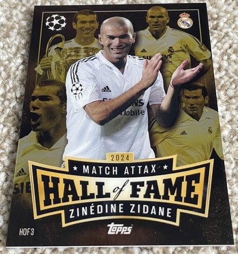 2024/25 MATCH ATTAX UEFA 'HALL OF FAME' HOF3 ZINEDINE ZIDANE - REAL MADRID