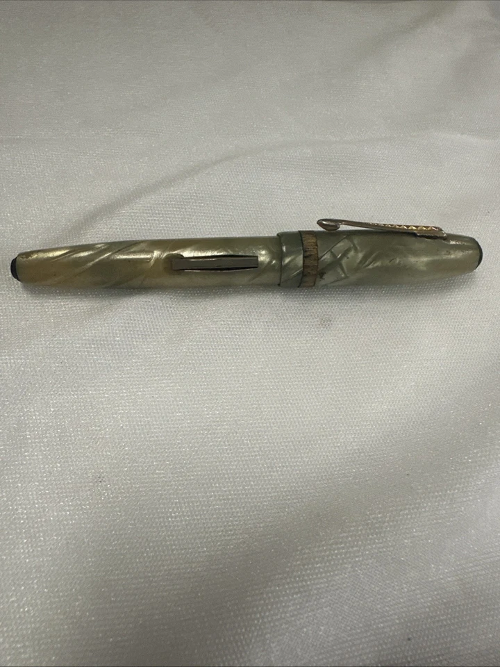 pluma estilográfica galesa vintage y lápiz mecánico combinación Foto 3 de 4