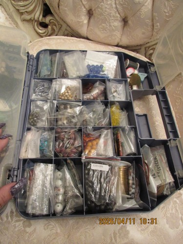 Large Lot of Beads For Jewelry Making