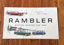 1960 Rambler Station Wagon Brochure /Poster