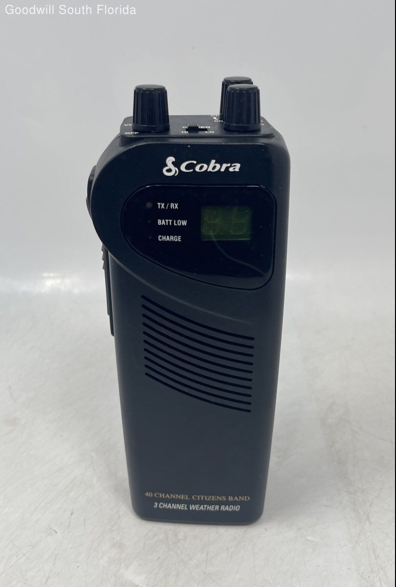 Cobra HH-35WX Black 40-Channel Portable Citizens Band Weather Radio Not Tested