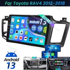Carplay Auto Android 13 For Toyota RAV4 2013-2017 Car Stereo Radio SWC HD BT GPS