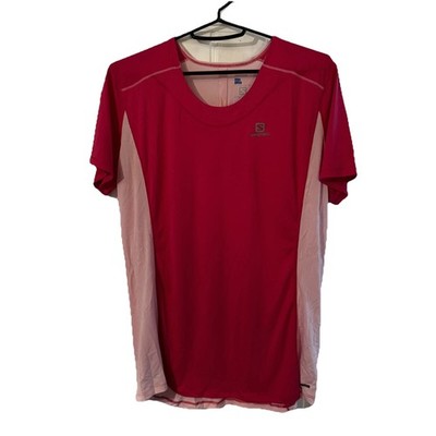 NEU MIT ETIKETT SALOMON AGILE HEATHER TEE, Damen Pink Yarrow Sport T-Shirt verschiedene Größen
