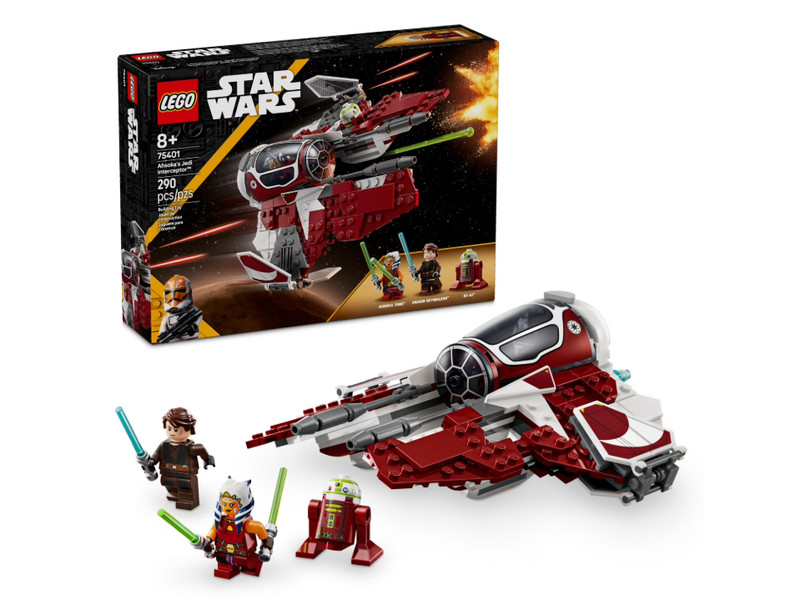LEGO Star Wars: The Clone Wars Ahsoka's Jedi Interceptor Spaceship Toy 75401