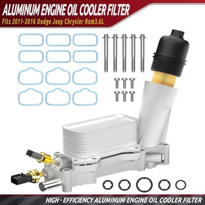 Engine Oil Cooler Filter Housing Assembly For Dodge Chrysler Jeep 2011-2022 3.6L