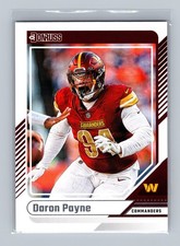 Daron Payne Washington Commanders #5 2024 Panini Donruss Football