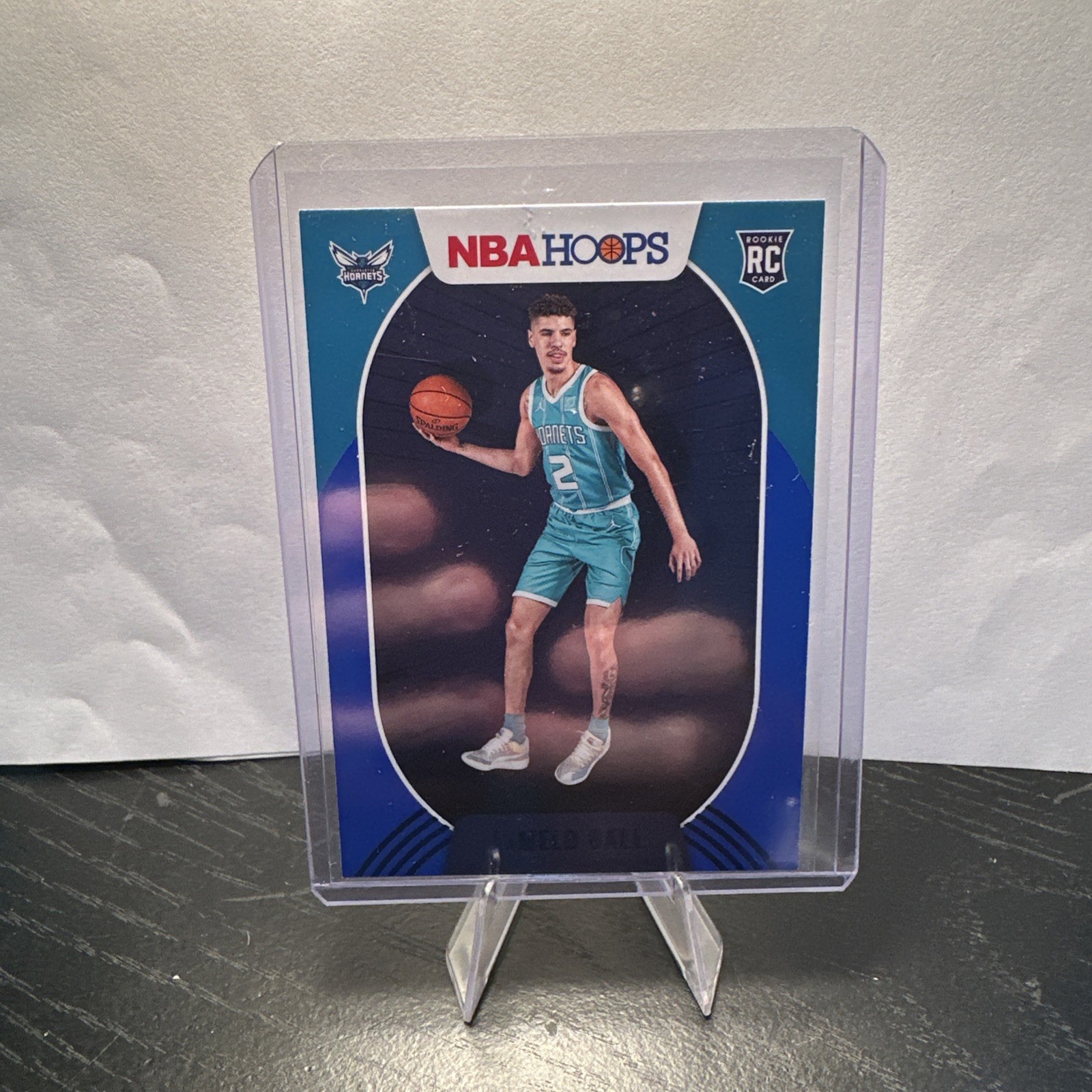 LaMelo Ball Rookie Card 2020-21 Panini NBA Hoops Blue W24 #223 Charlotte Hornets