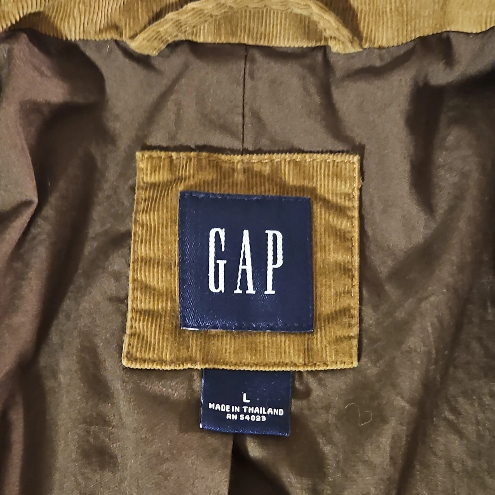 Vintage Y2k GAP Men's Brown Corduroy Blazer Jacket L image 9