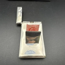 Rare Antique 1905 Mappin & Webb Sterling Silver Calling Card Case & Stamp Holder