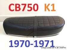 1970-1971 Honda CB750 K1 Four Seat Saddle CB750 Double Seat 77200-300-030A -Rep
