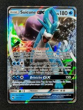 Carte Pokémon : Suicune GX Ultra Rare 2018 Tonnerre Perdu 60/214 Exc 🇲🇫