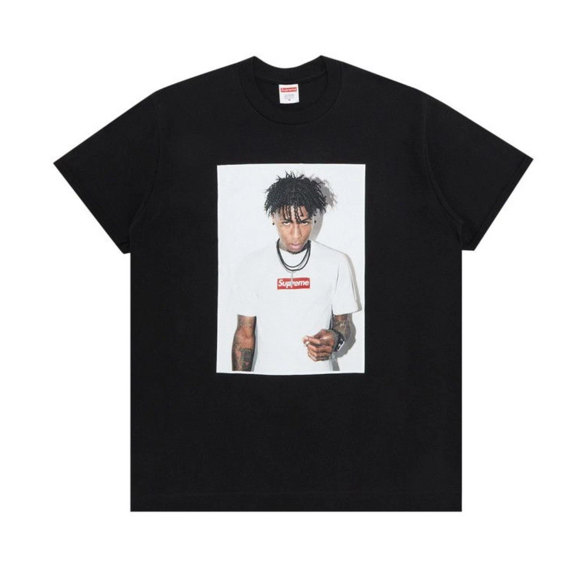 Supreme NBA Youngboy Tee shirt noir manches courtes homme taille M authentique